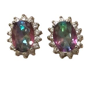 Multi-Color Follower Stud Earrings